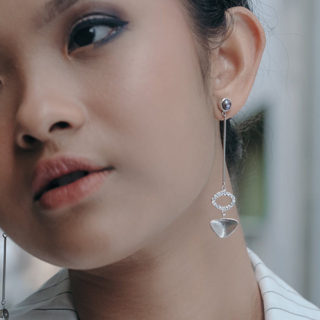 Dulcet Sterling Silver 925 Drop Earrings