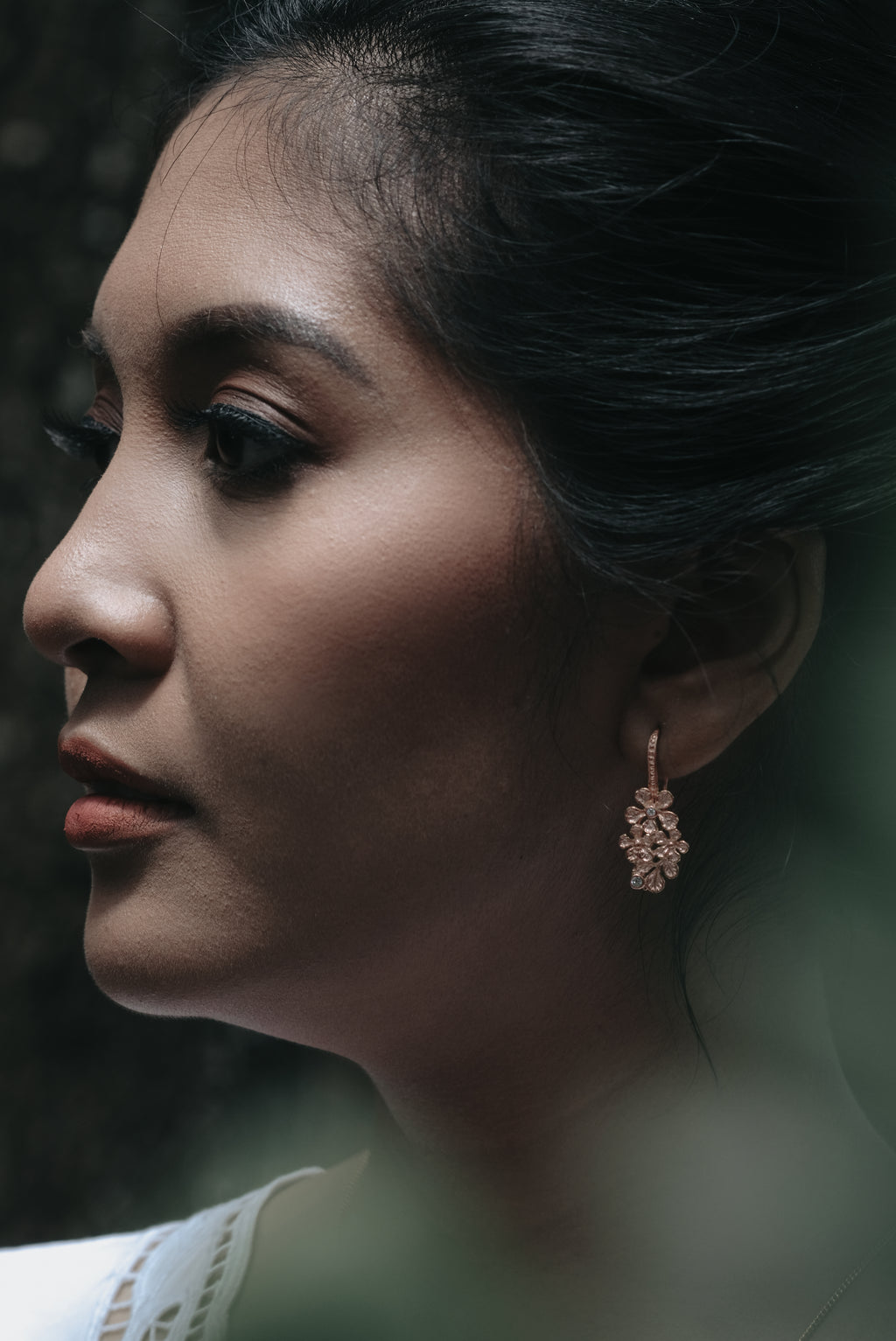 Anting Dangling Perak 925 Koleksi Flamboyan