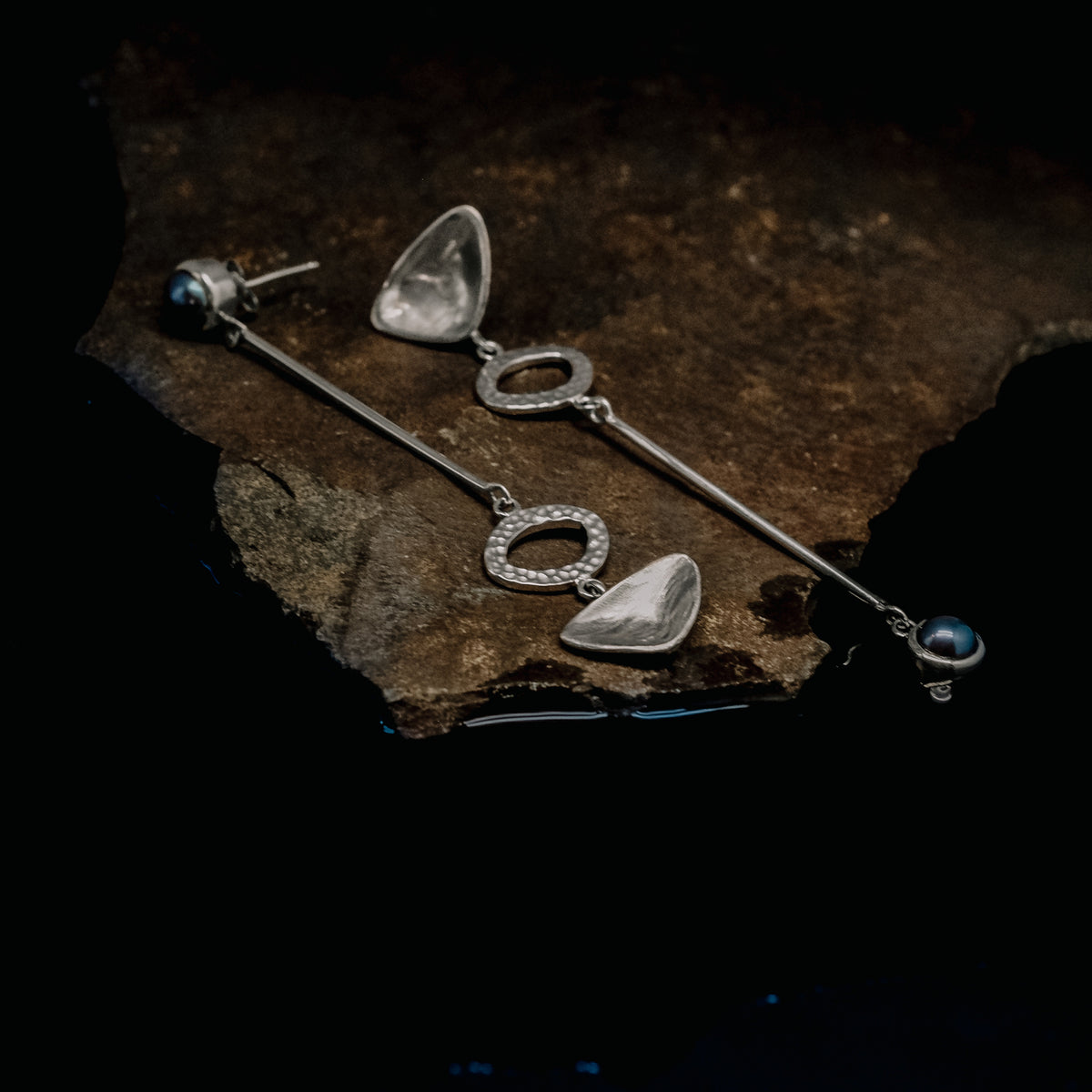 Anting Drop Perak Kolesi Dulcet Sterling Silver 925