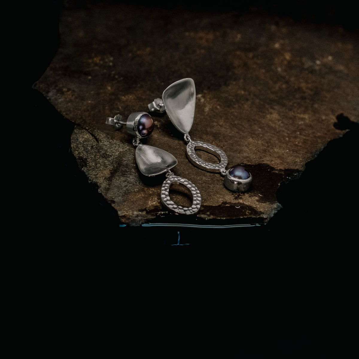 Anting Dangling Perak Kolesi Dulcet Sterling Silver 925