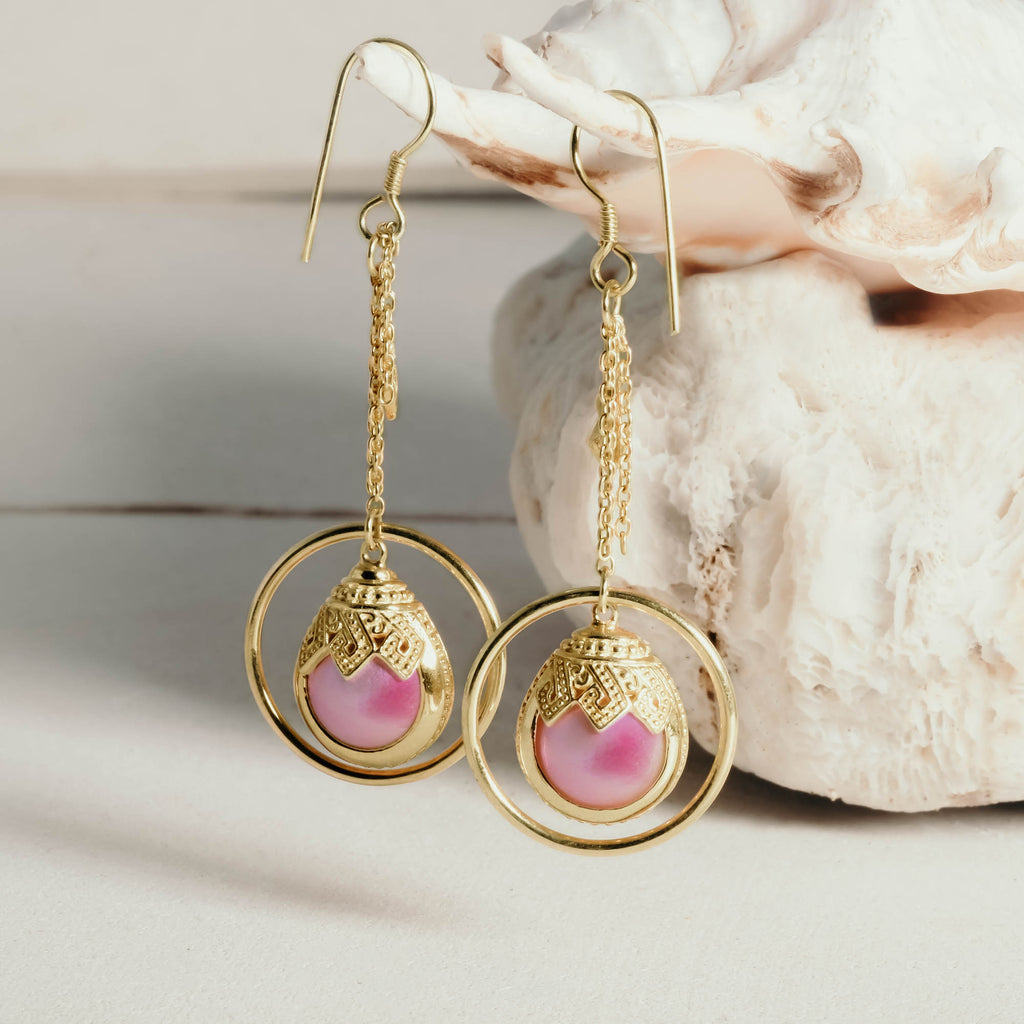 Anting Dangling Perak 925 Koleksi Mutiara Mandalika
