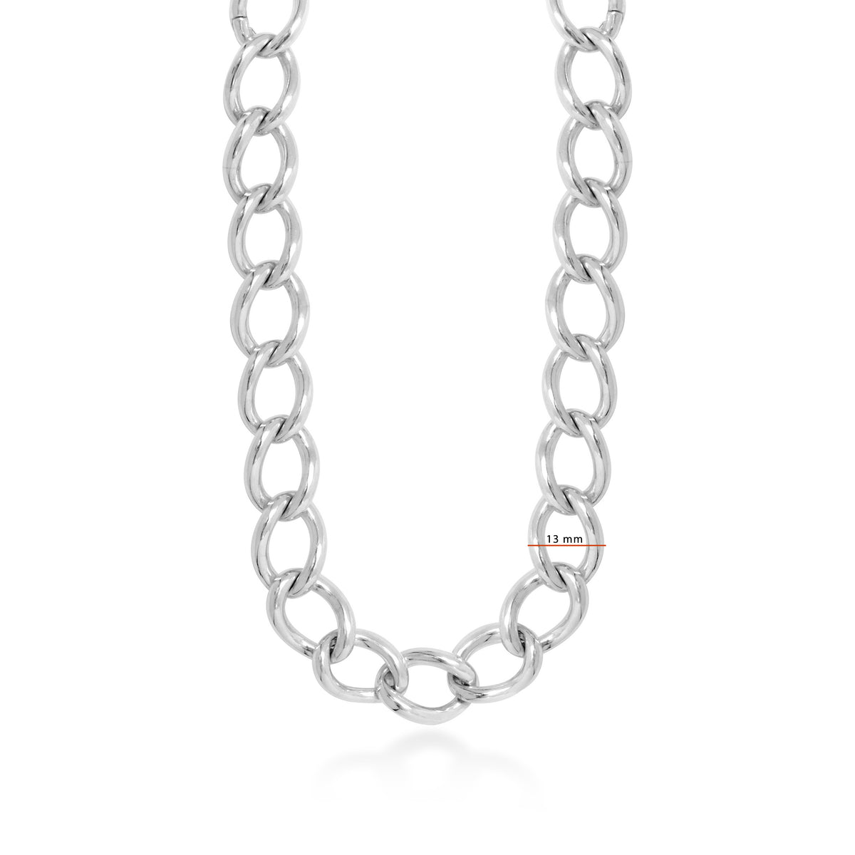 Kalung Rantai Perak Koleksi Cuban Sterling Silver 925 Sunaka Jewelry