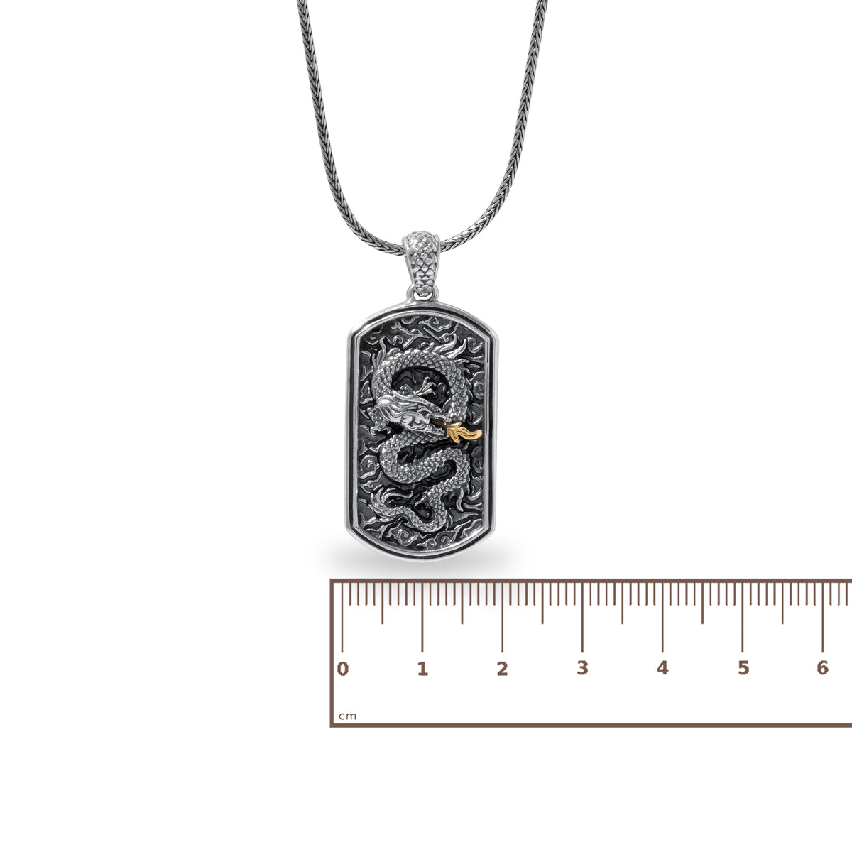 Pendant Perak Kotak Koleksi Dragon Sterling Silver