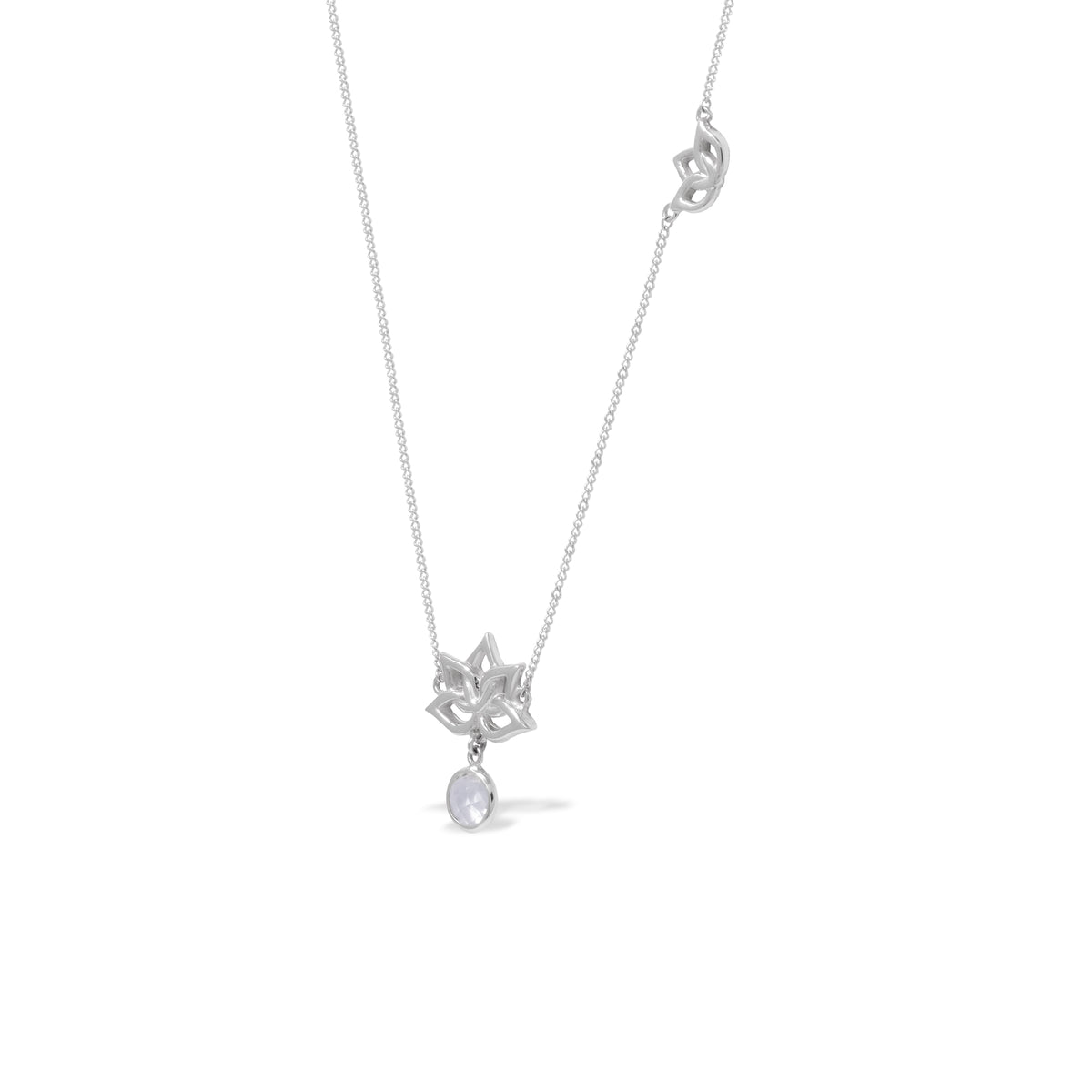 Water Lily Collection Sterling Silver Necklace