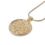 Pendant Perak Durga Koleksi Goddess Amulet Gold Plated