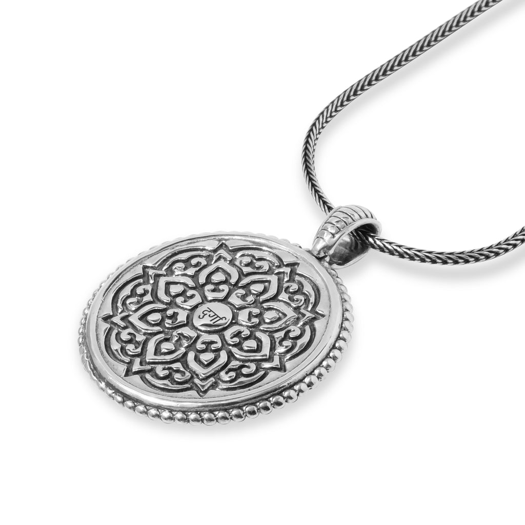 Durga Silver Pendant Goddess Amulet Sterling Silver Collection
