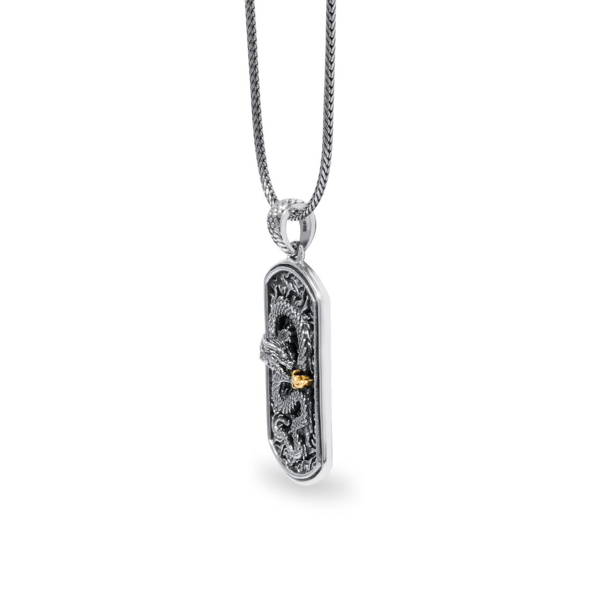 Pendant Perak Kotak Koleksi Dragon Sterling Silver