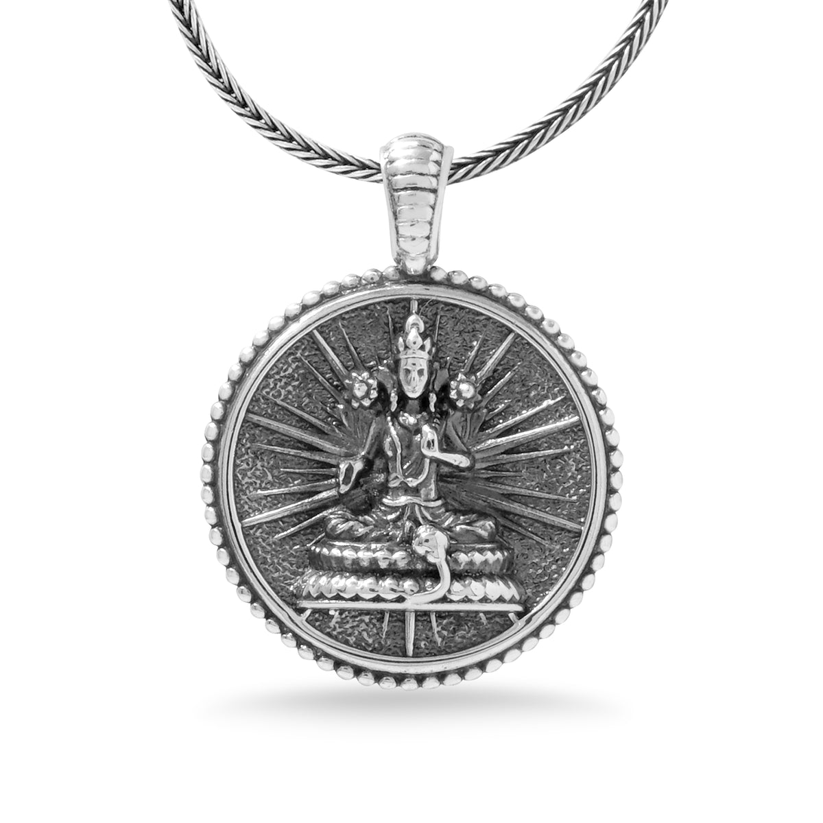 Tara Silver Pendant Goddess Amulet Sterling Silver Collection