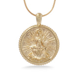 Pendant Perak Laksmi Koleksi Goddess Amulet Gold Plated