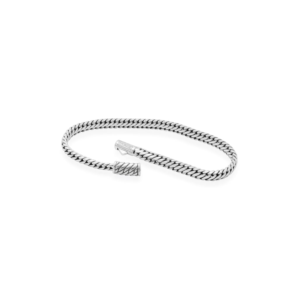 Gelang Anyaman Perak 925 Pria Sunaka Jewelry Koleksi Sutramala Arjuna