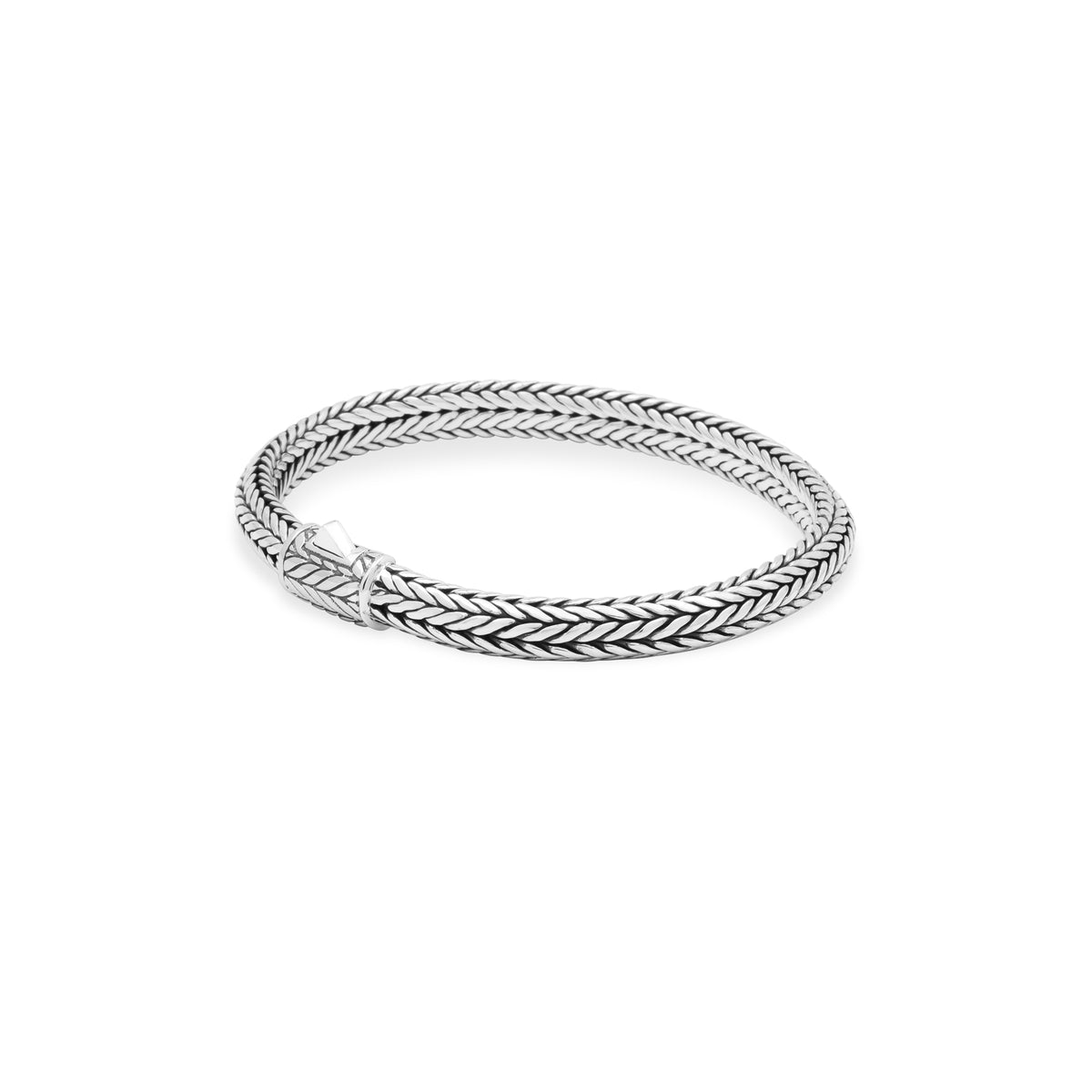 Gelang Anyaman Perak 925 Pria Sunaka Jewelry Koleksi Sutramala Nakula