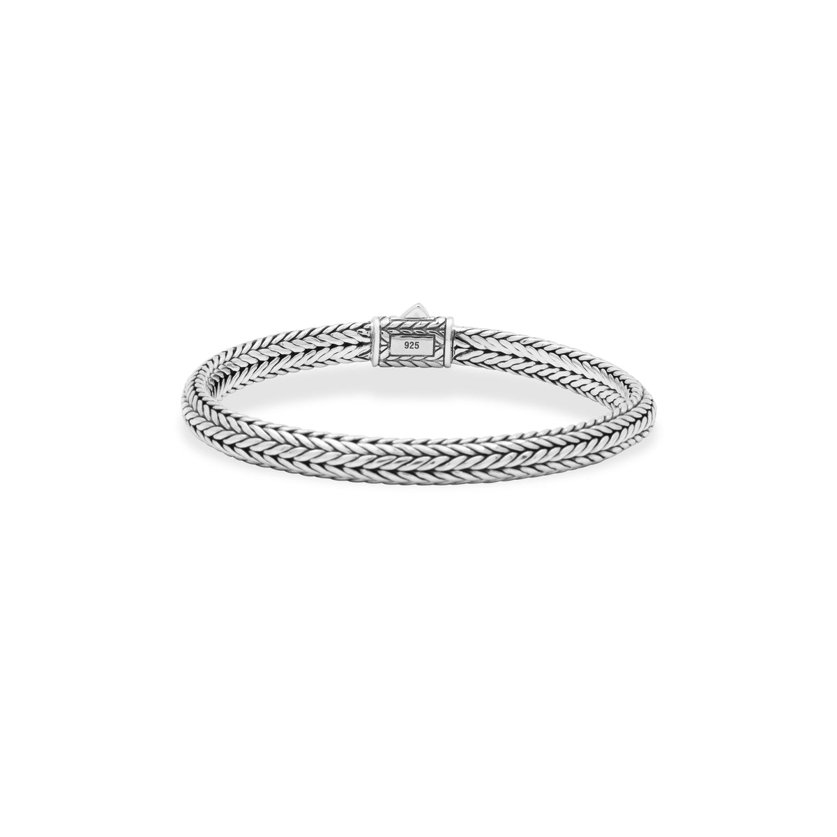 Gelang Anyaman Perak 925 Pria Sunaka Jewelry Koleksi Sutramala Nakula