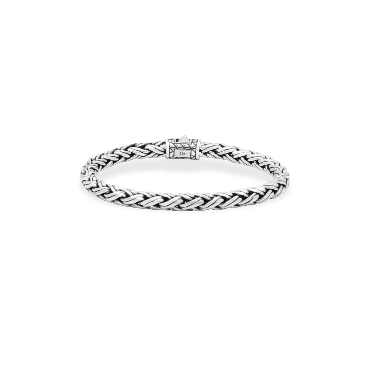 Gelang Anyaman Perak 925 Pria Sunaka Jewelry Koleksi Sutramala Kresna