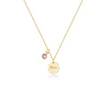 Kalung Rantai Koleksi Mantra Peace Sterling Silver 925 Gold Plated