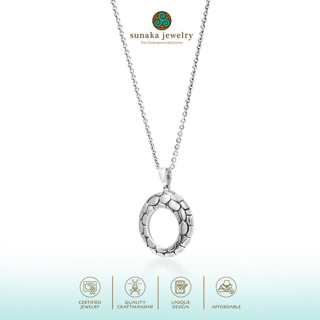 Pendant Koleksi Pebble Sterling Silver 925