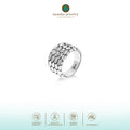 Cincin Wide Koleksi Pebble Sterling Silver 925
