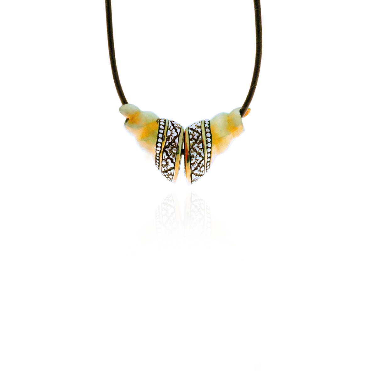 Pendant Perak 925 Choker Koleksi Keong Mas (Tanpa Rantai / Tali)