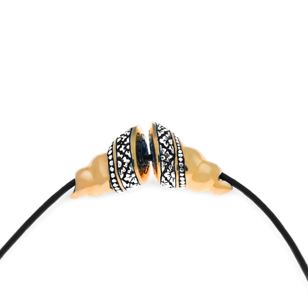 Pendant Perak 925 Choker Koleksi Keong Mas (Tanpa Rantai / Tali)