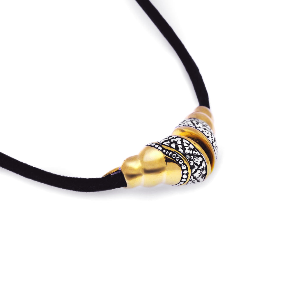 Pendant Perak 925 Choker Koleksi Keong Mas (Tanpa Rantai / Tali)