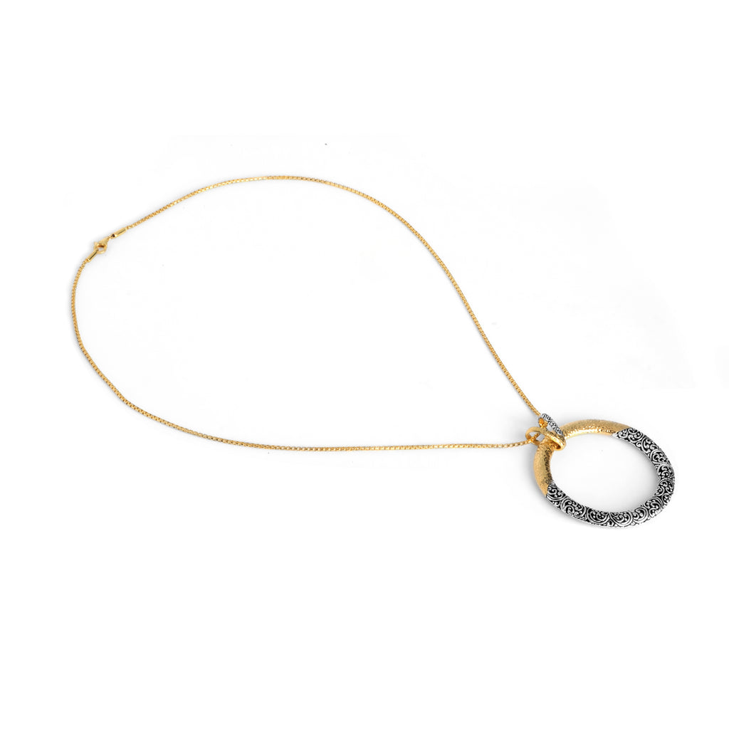 Liontin Bulat Besar Perak 925 Koleksi Ayung Sterling Silver