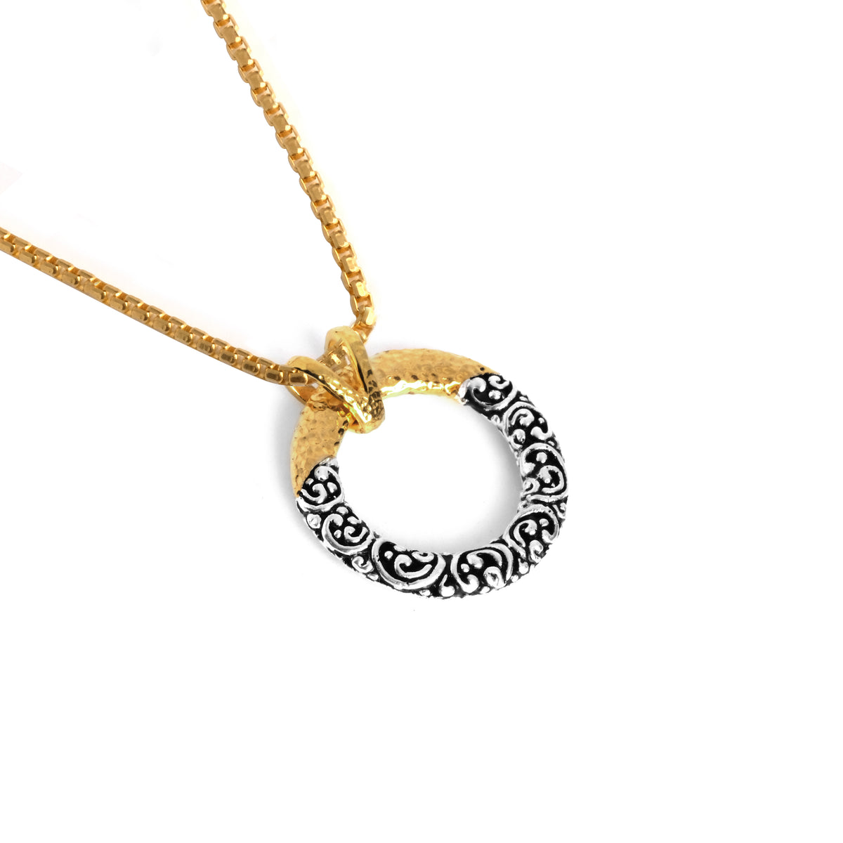 Liontin Bulat Kecil Perak 925 Koleksi Ayung Sterling Silver