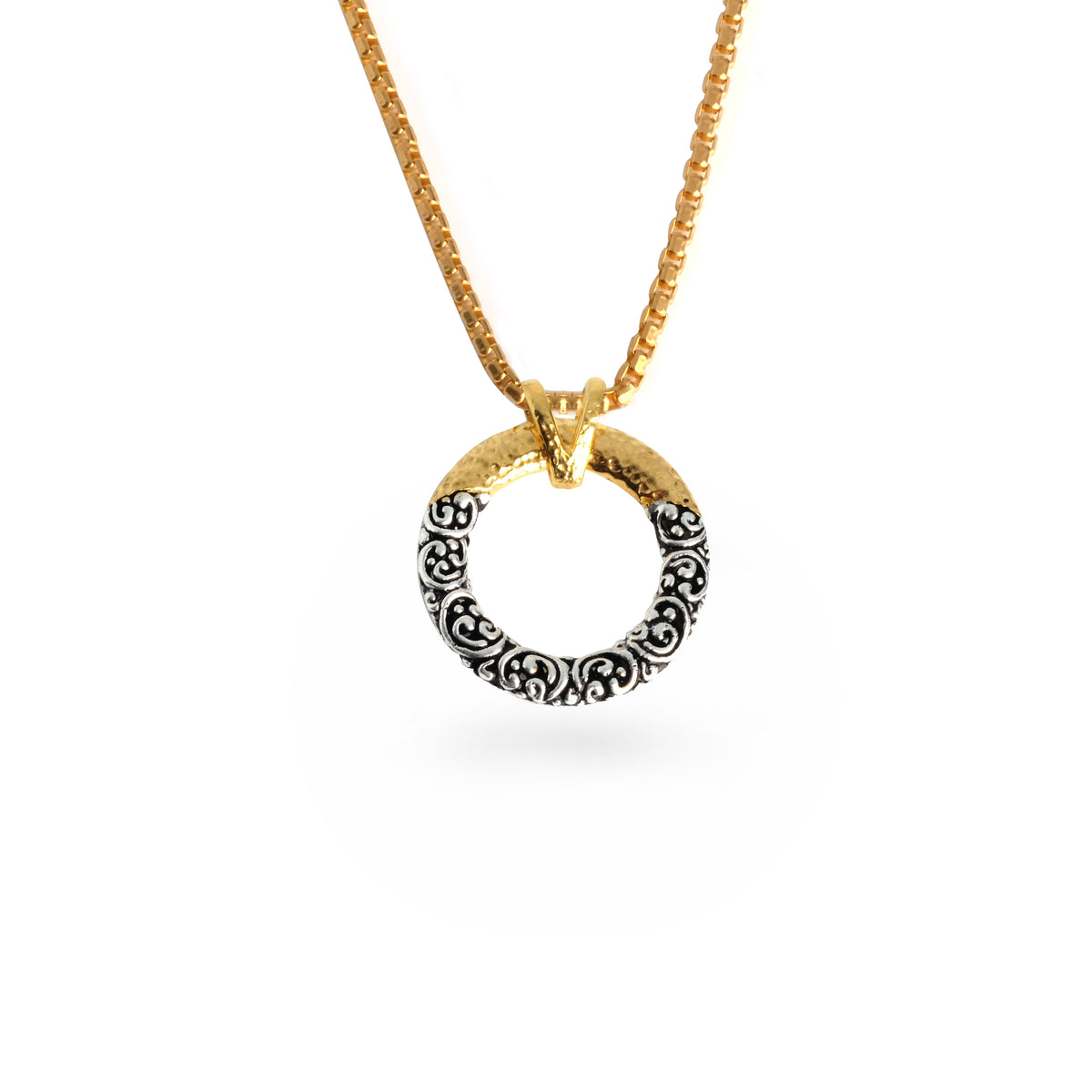 Liontin Bulat Kecil Perak 925 Koleksi Ayung Sterling Silver