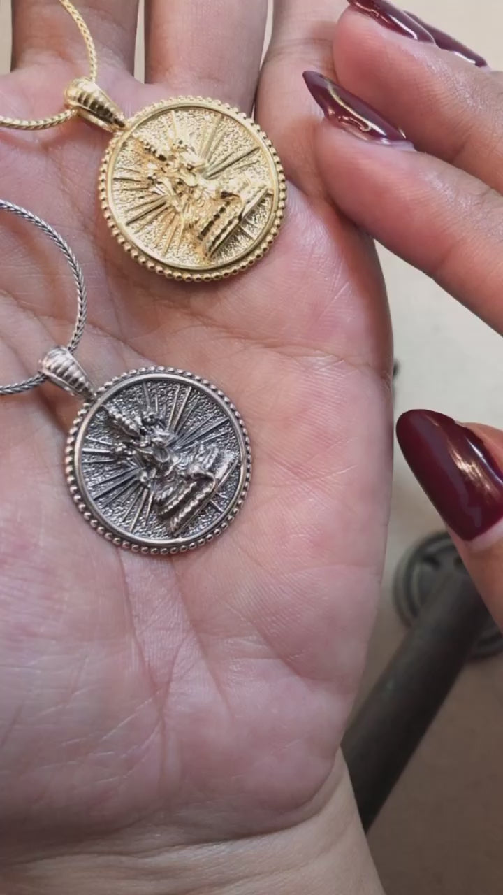 Pendant Tara Perak 925 Koleksi Goddess Amulet Sterling Silver