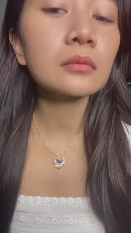 Kalung Round Koleksi Jali Sterling Silver 925