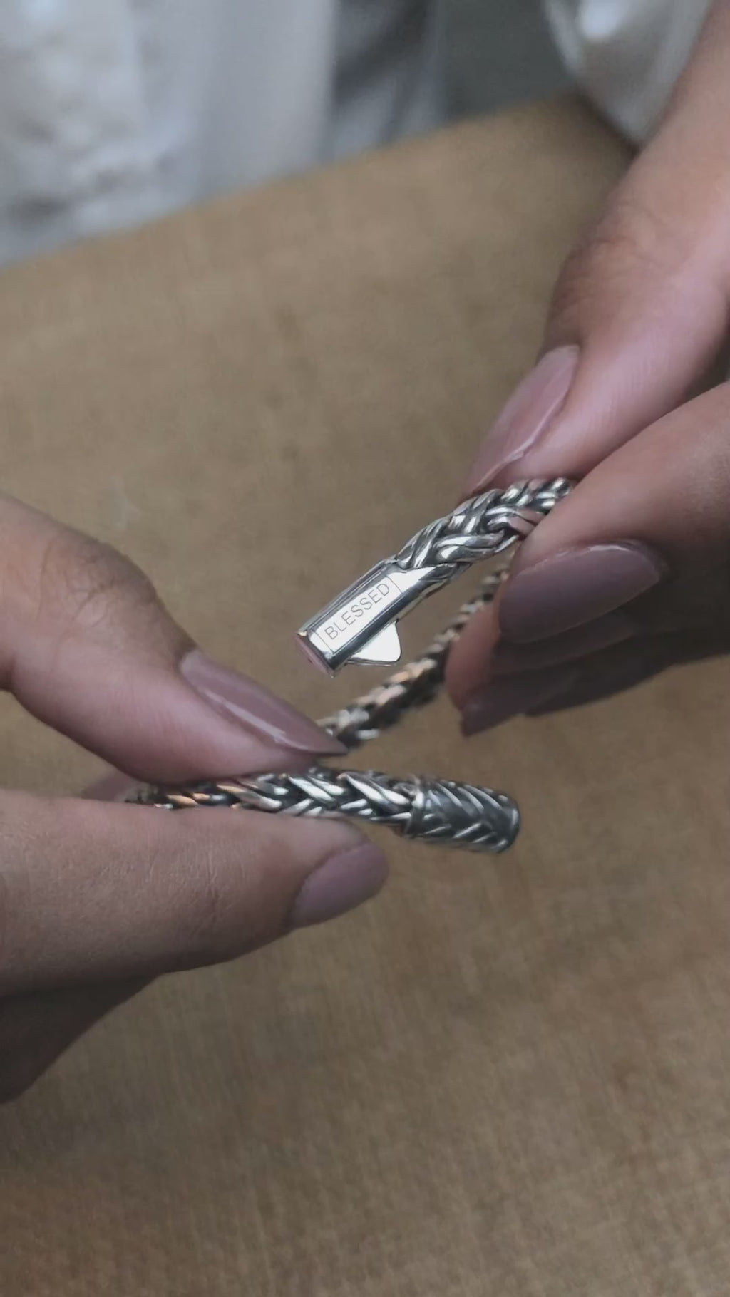 Gelang Anyaman Perak 925 Pria Sunaka Jewelry Koleksi Sutramala Kresna