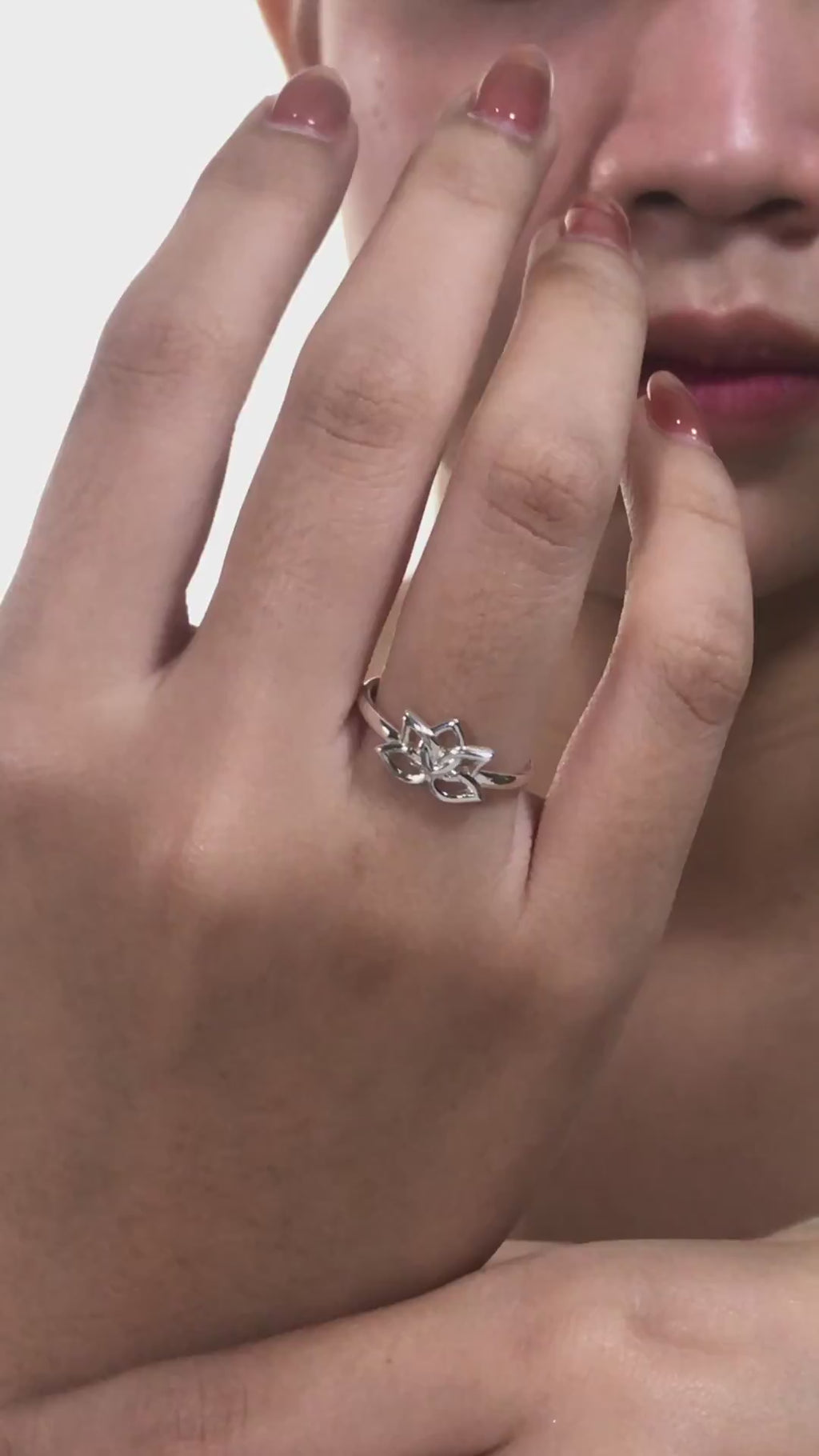 Water Lily Collection Sterling Silver Ring