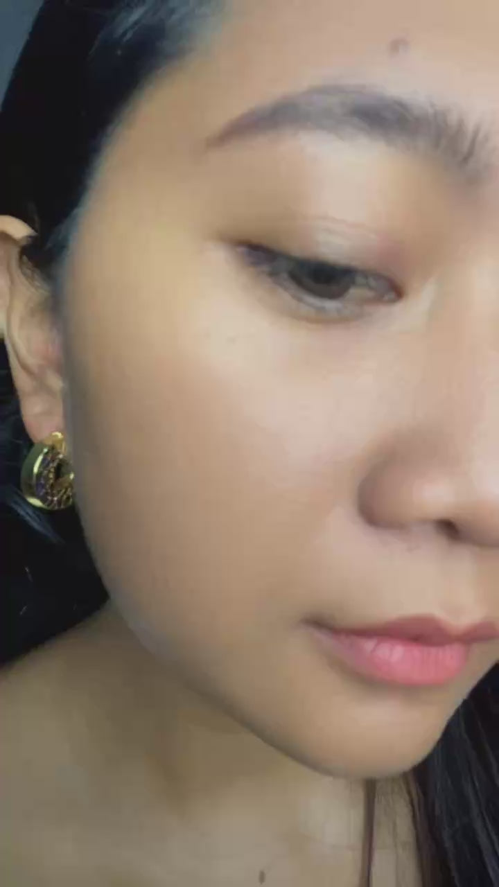 Anting Hoop Koleksi Jali Sterling Silver 925