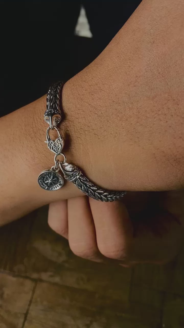 Gelang Rantai Perak Koleksi Kompas Sterling Silver