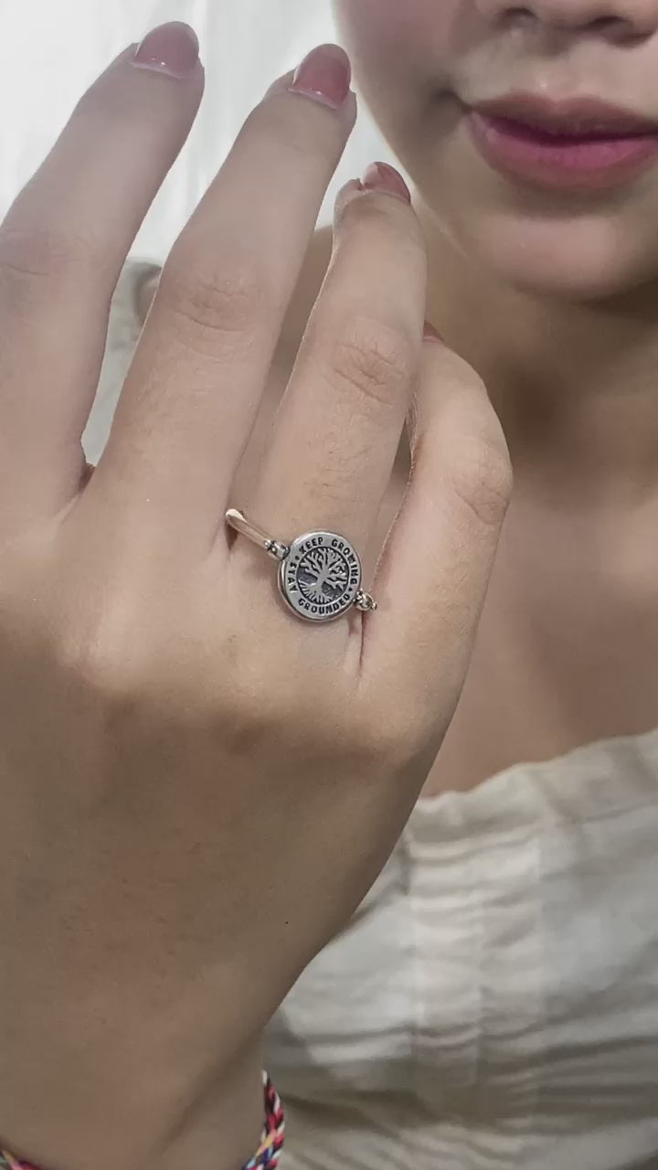 Cincin Putar Perak 925 Koleksi Tree Of Life New Design
