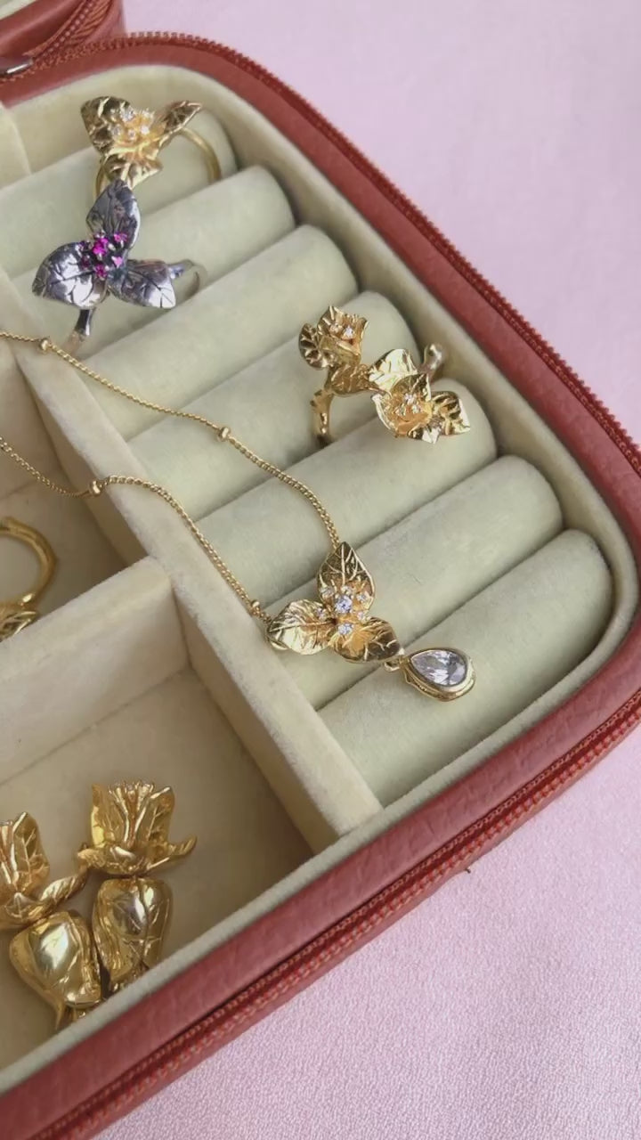 Kalung Choker Perak 925 Koleksi Bougenville