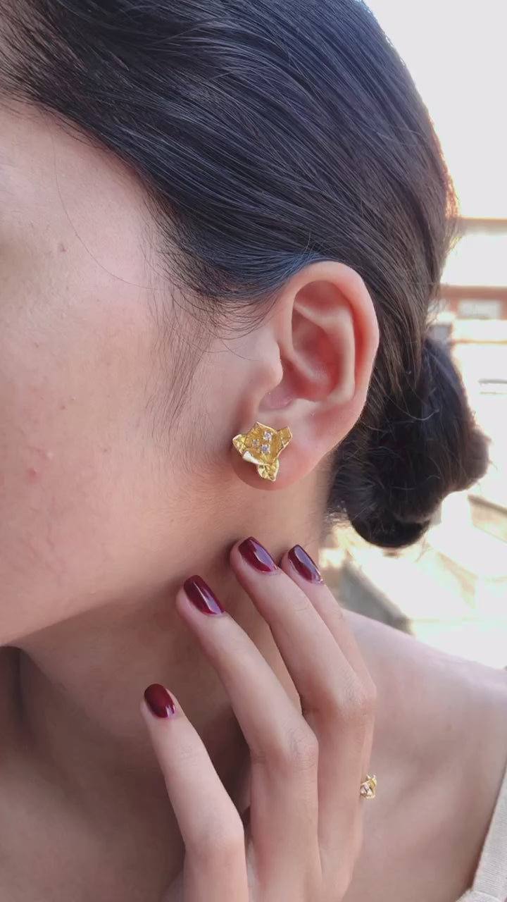 Anting Subeng Besar Perak 925 Koleksi Bougenville