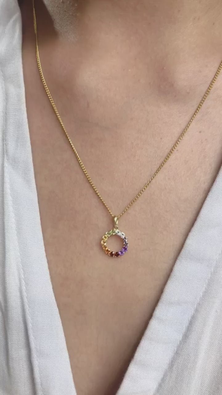 Kalung Perak Halo Chakra Sterling Silver 925