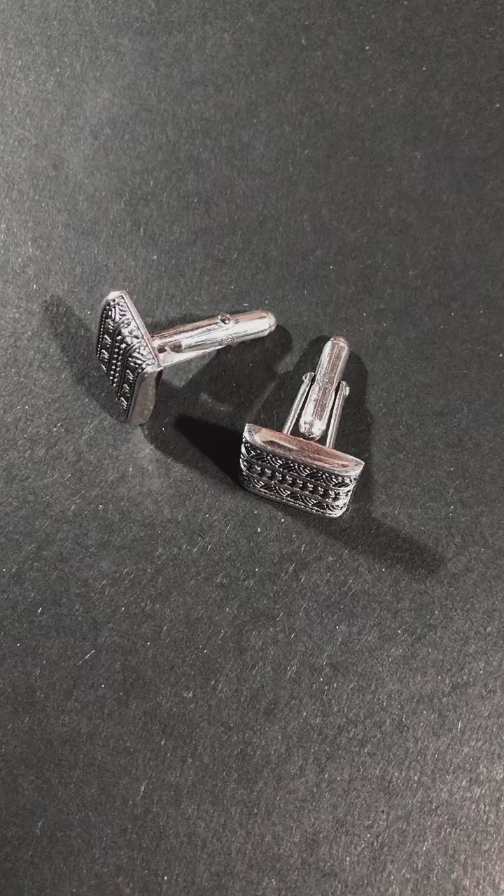 Cufflink 2 Maori Sterling Silver 925
