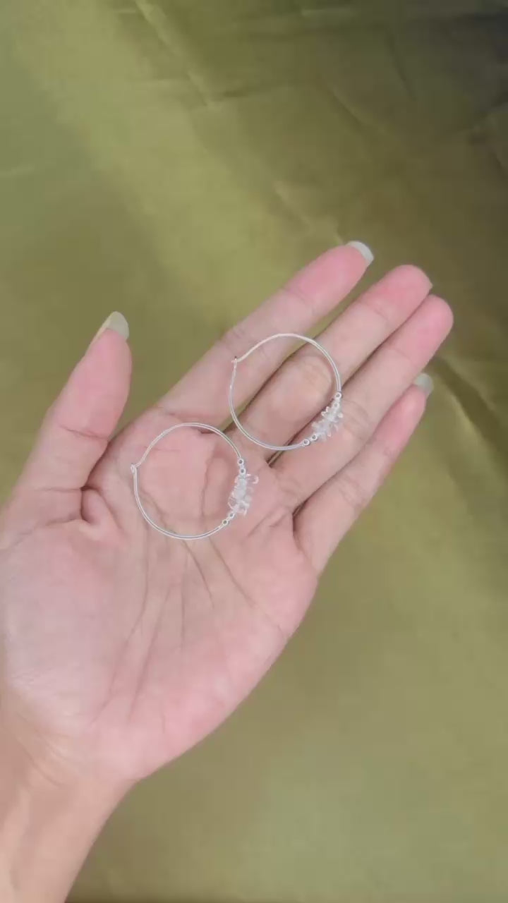 Anting Hoop Koleksi Aura Sterling Silver 925