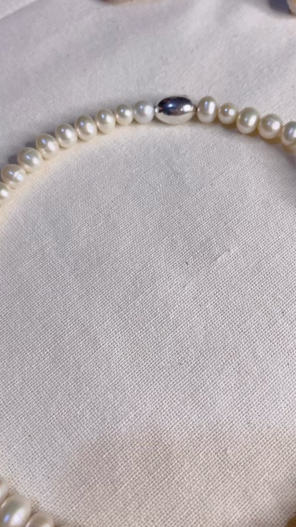 Lumine Pearl Sterling Silver 925 Classic Bracelet
