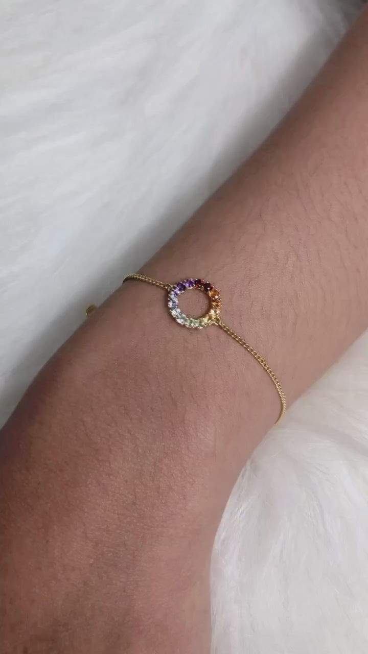 Gelang Perak Halo Chakra Sterling Silver 925