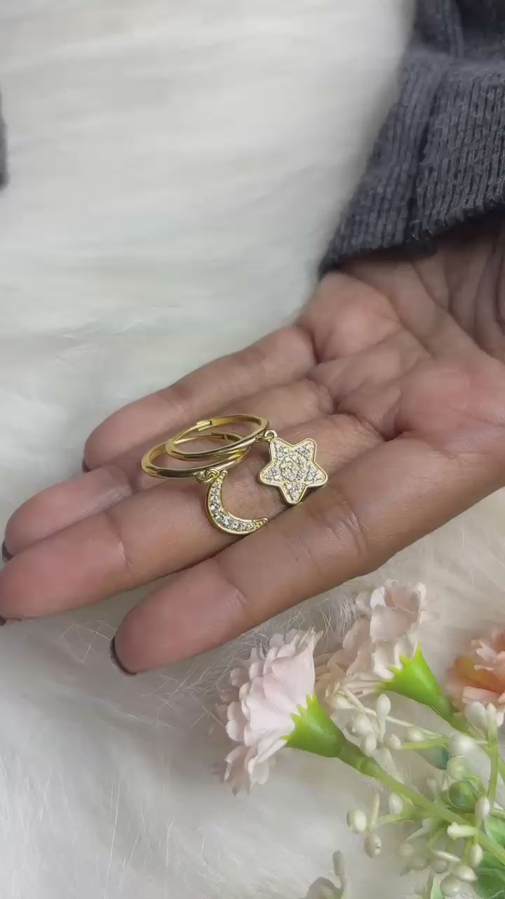 Anting Hoop Perak Koleksi Selene Sterling Silver 925 Gold Plated