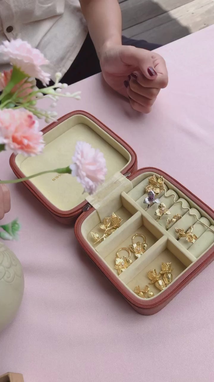 Sterling Silver 925 Bougainvillea Hairpiece