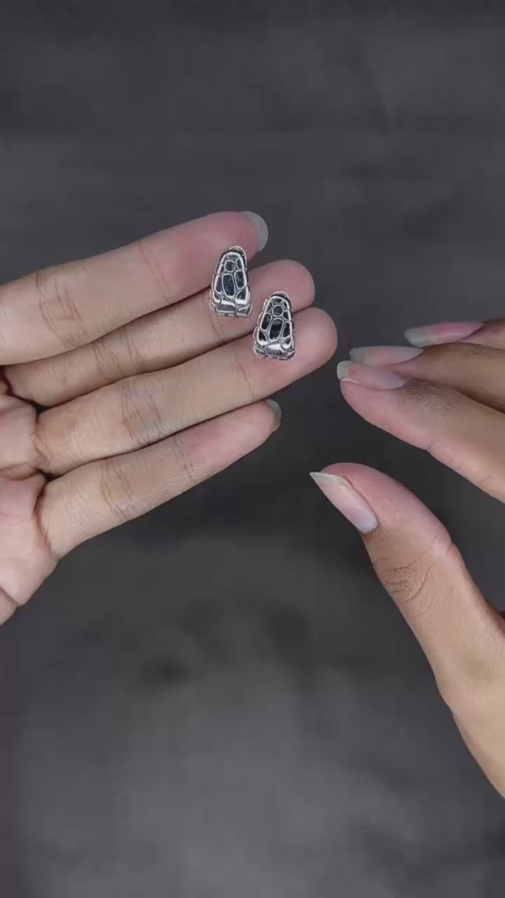 Anting Clip Koleksi Pebble Sterling Silver 925