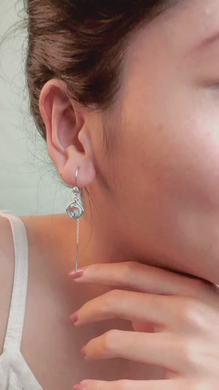 Anting Threader Perak 925 Wanita Sunaka Jewelry Koleksi Pelangi