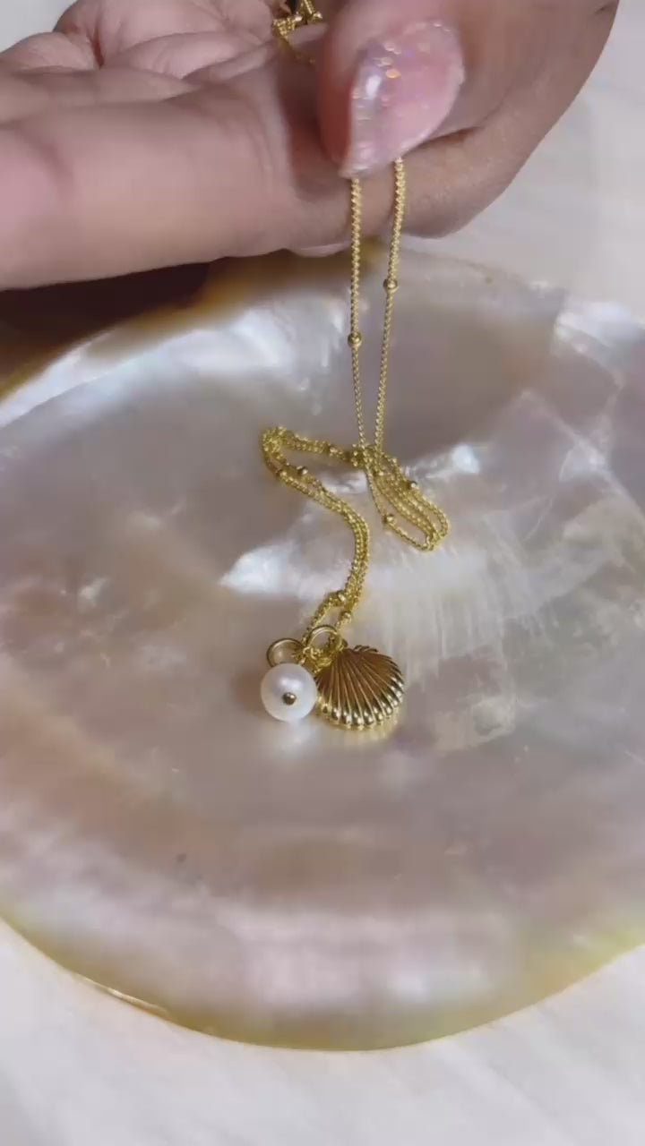 Kalung Rantai Koleksi Shell Sterling Silver 925