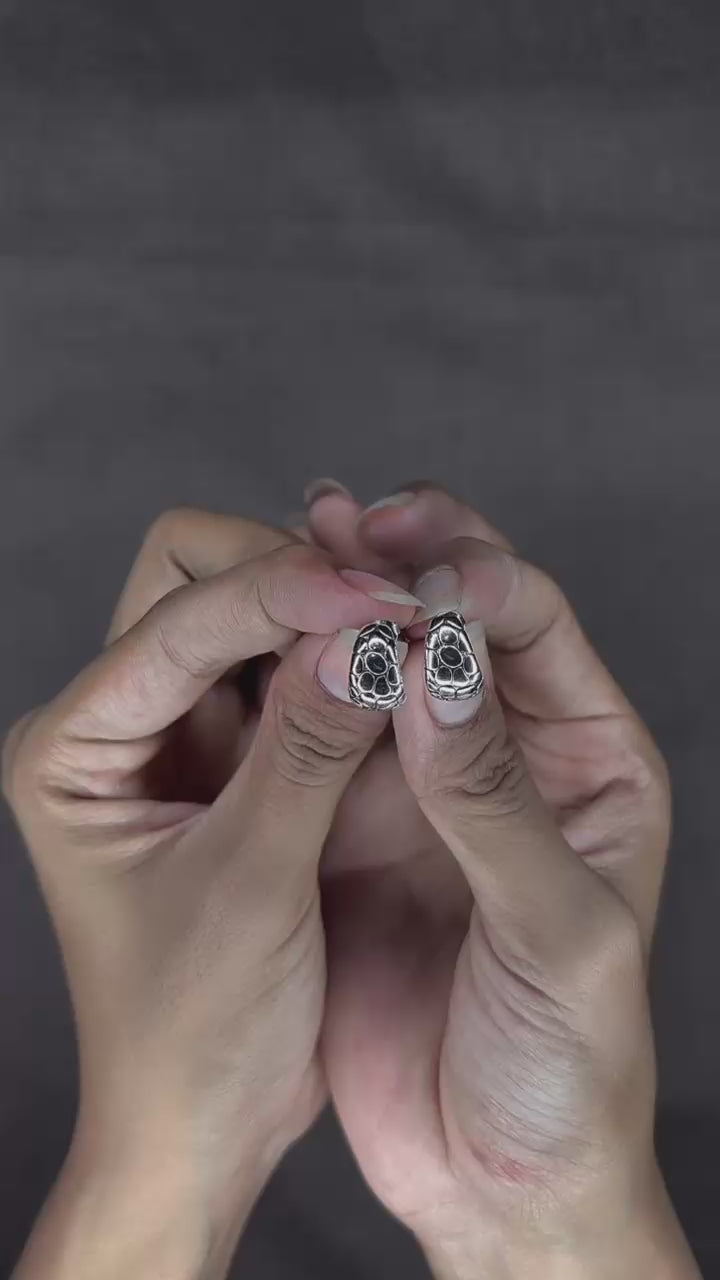 Anting Stud Koleksi Pebble Sterling Silver 925