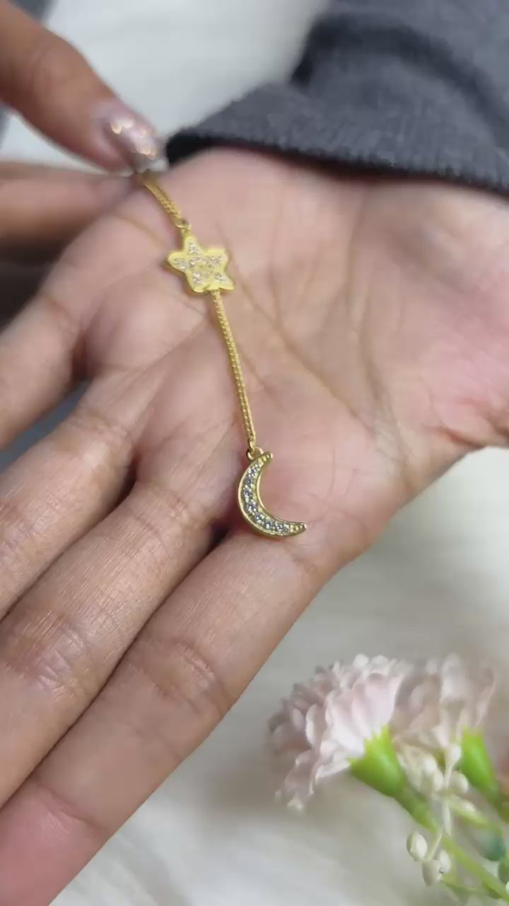 Kalung Perak Koleksi Selene Sterling Silver 925 Gold Plated