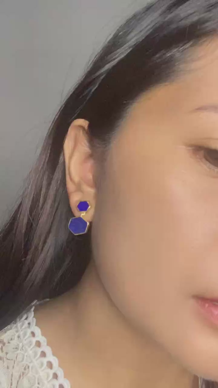 Anting Big Stud Koleksi Jali Sterling Silver 925