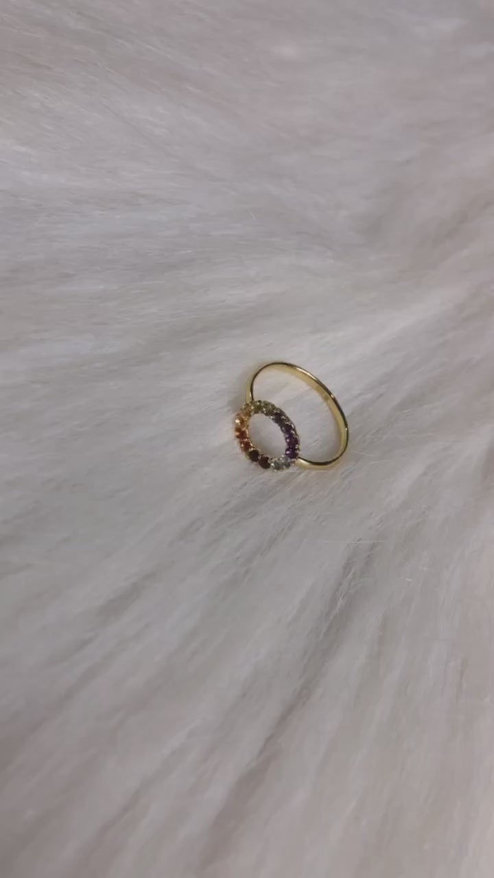 Cincin Perak Halo Chakra Sterling Silver 925