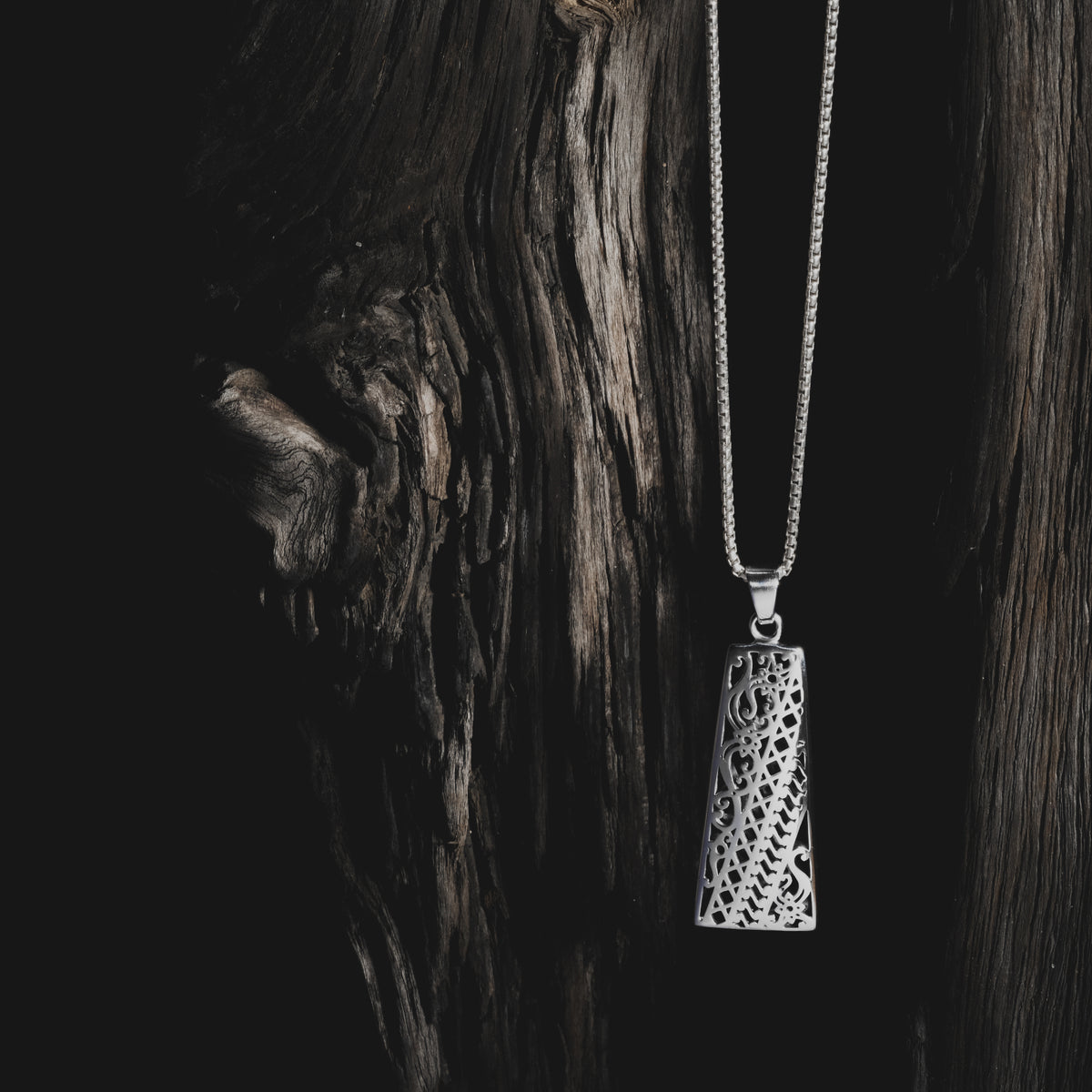 Bhinneka Collection Slim Silver 925 Pendant (Pendant Only).